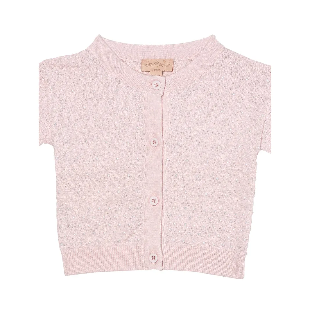 Tutu du Monde Pearl Luxe Cardigan Pink