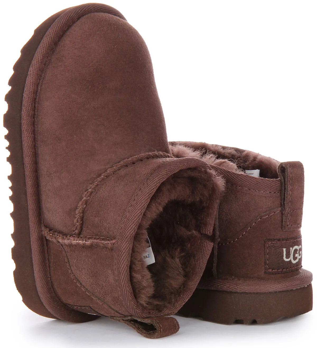 Ugg Australia Classic Ultra Mini In Choco For Toddler