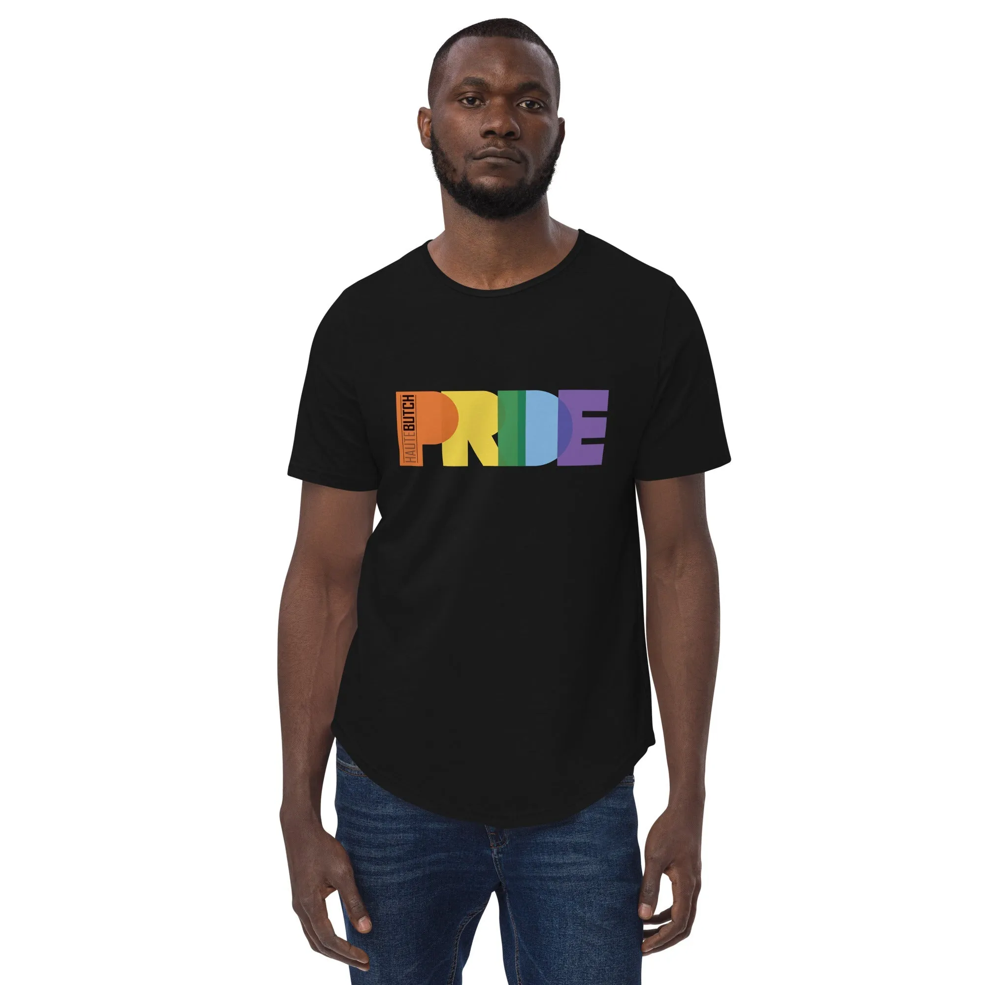 Unisex PRIDE Curved Hem Tee