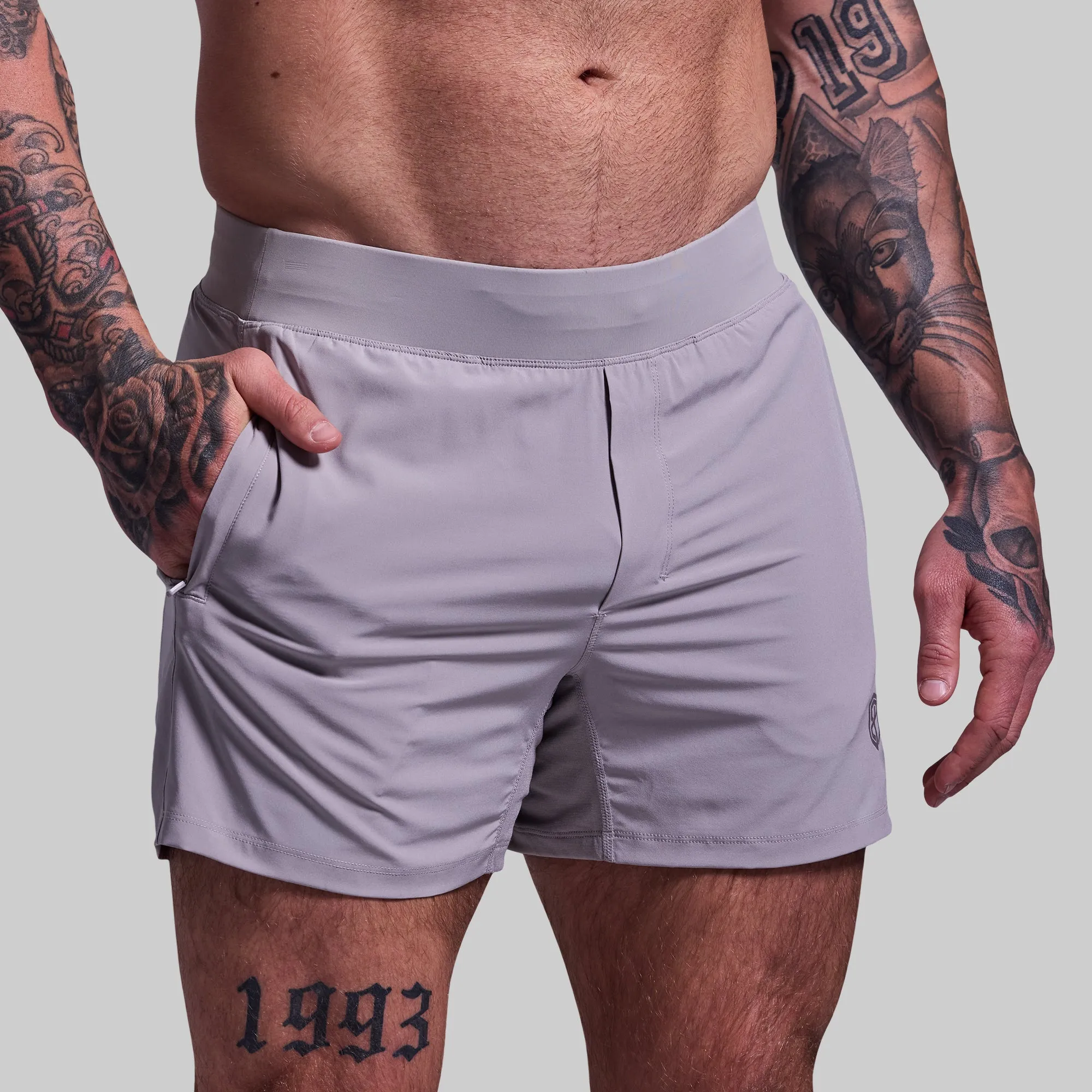 Versatile Short w/ Compression 5" (Stone)