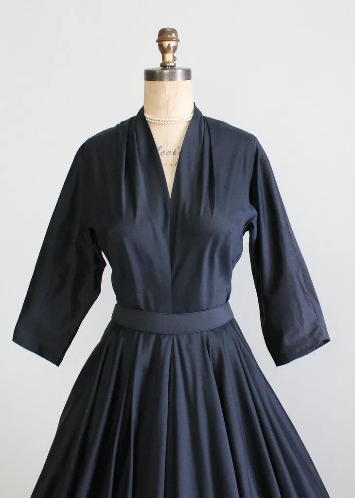 Vintage 1950s Norman Wiatt Day to Night Dress