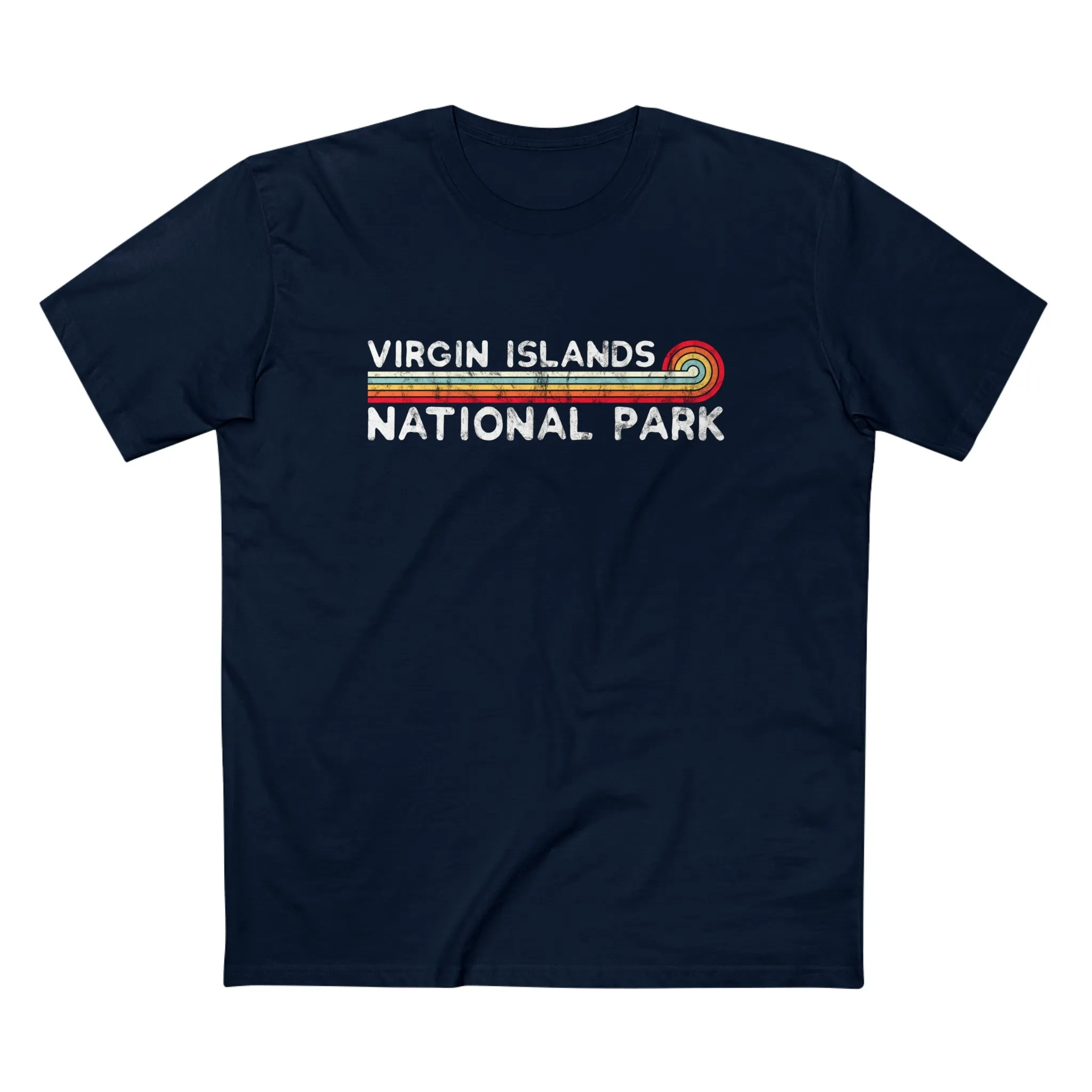 Virgin Islands National Park T-Shirt - Vintage Stretched Sunrise