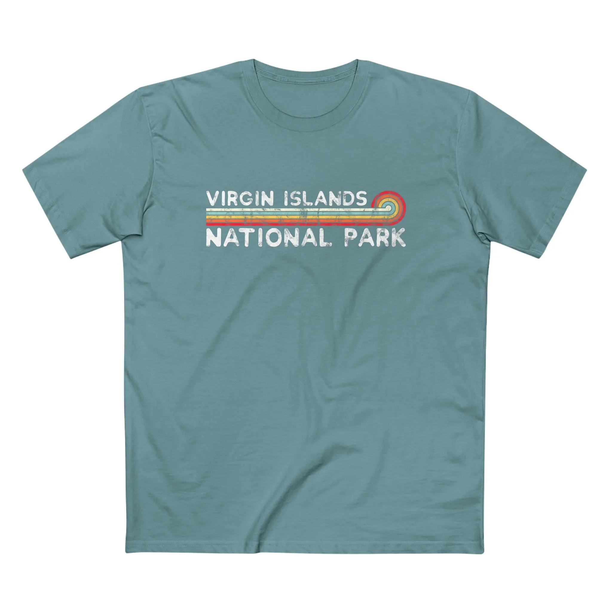 Virgin Islands National Park T-Shirt - Vintage Stretched Sunrise