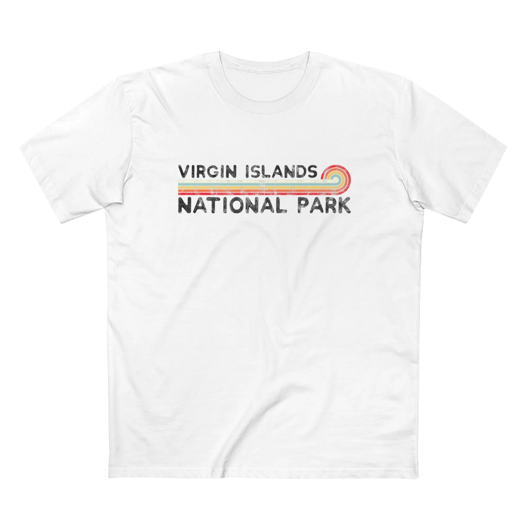 Virgin Islands National Park T-Shirt - Vintage Stretched Sunrise