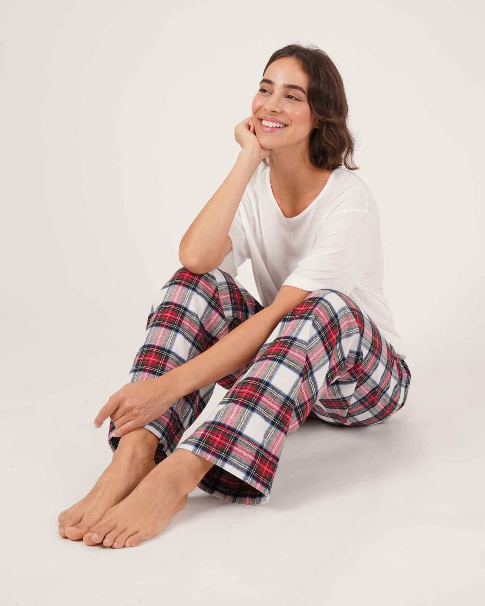 Women's Brushed Cotton Pyjama Trousers - Haselbury