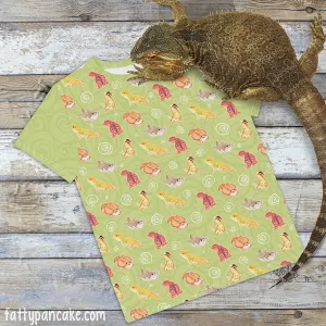 Youth Many Beardies, Cute Bearded Dragon Lizard Tee