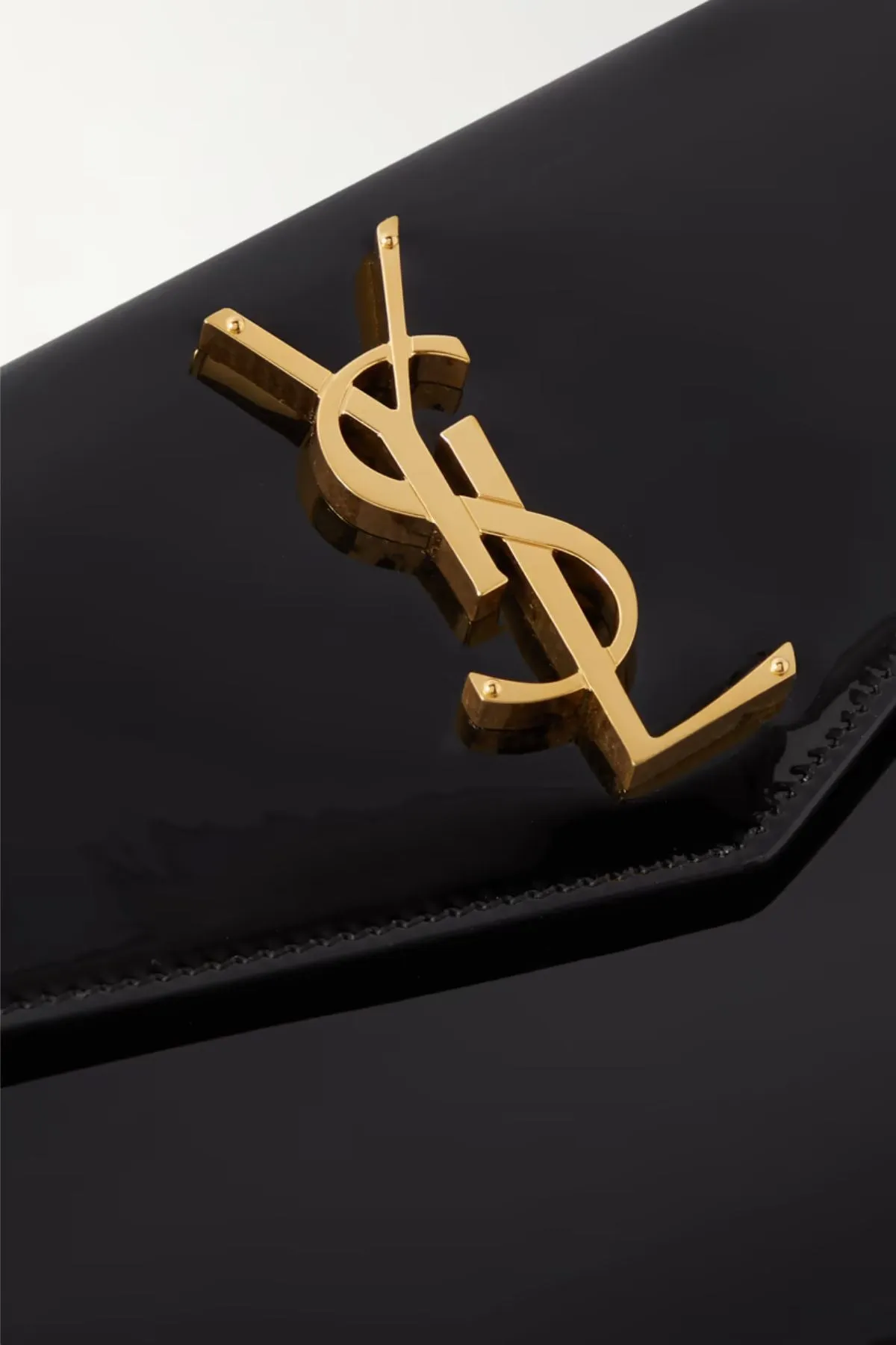 YSL Uptown Clutch Bag (Black)